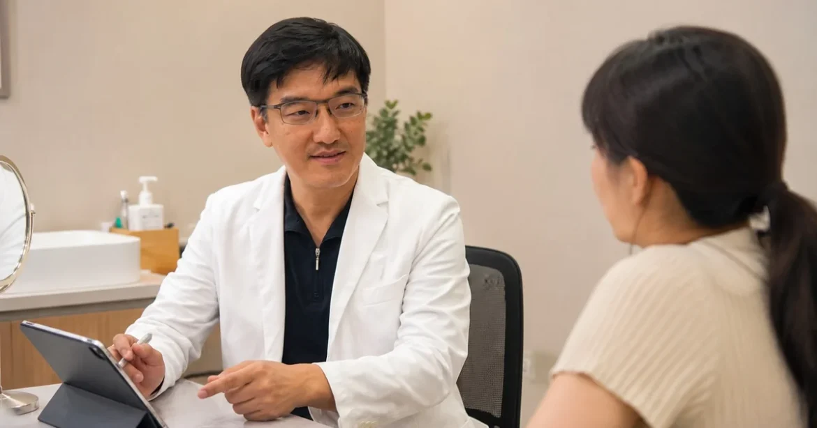 吳芮醫師說明V臉療程的治療時程與效果